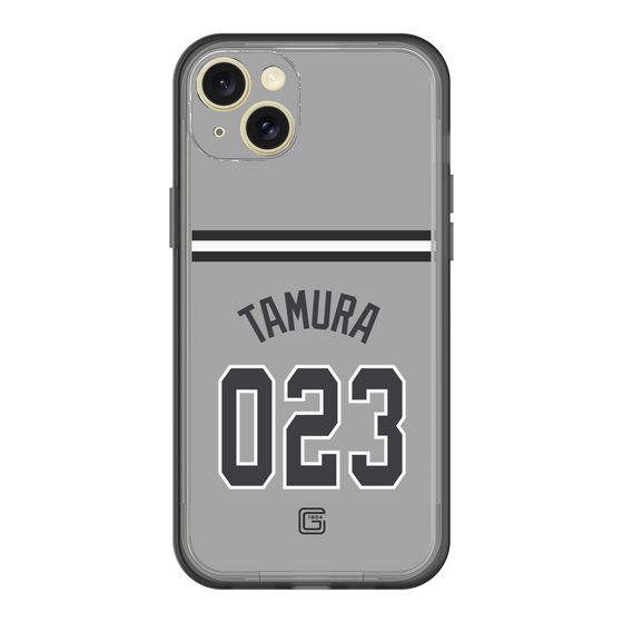スリムプロテクションプレミアムケース［ 読売ジャイアンツ - #023 TAMURA - ビジター ］