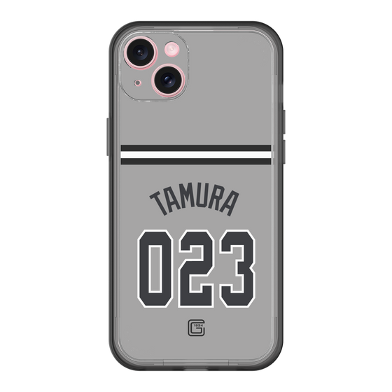 スリムプロテクションプレミアムケース［ 読売ジャイアンツ - #023 TAMURA - ビジター ］