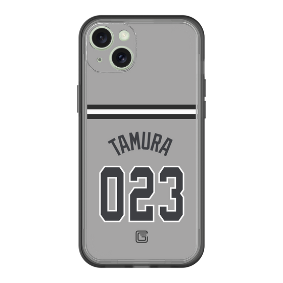 スリムプロテクションプレミアムケース［ 読売ジャイアンツ - #023 TAMURA - ビジター ］