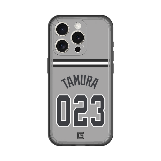 スリムプロテクションプレミアムケース［ 読売ジャイアンツ - #023 TAMURA - ビジター ］