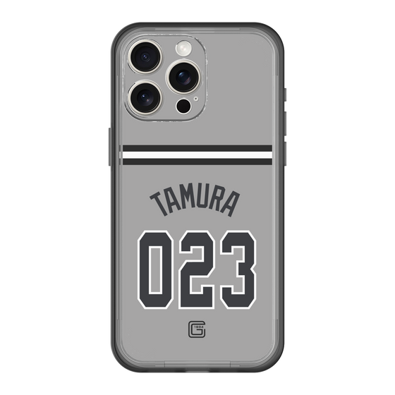 スリムプロテクションプレミアムケース［ 読売ジャイアンツ - #023 TAMURA - ビジター ］