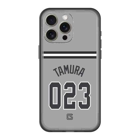 スリムプロテクションプレミアムケース［ 読売ジャイアンツ - #023 TAMURA - ビジター ］