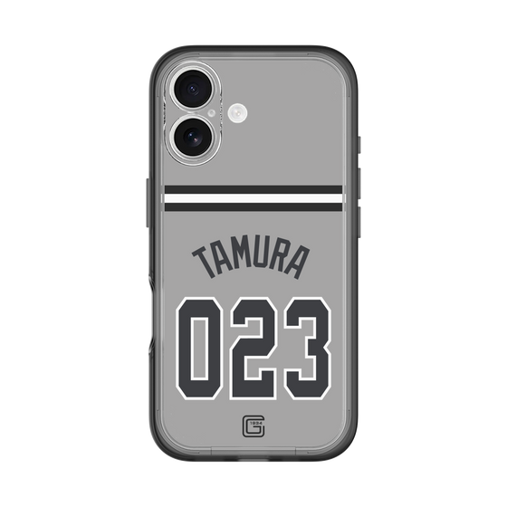 スリムプロテクションプレミアムケース［ 読売ジャイアンツ - #023 TAMURA - ビジター ］