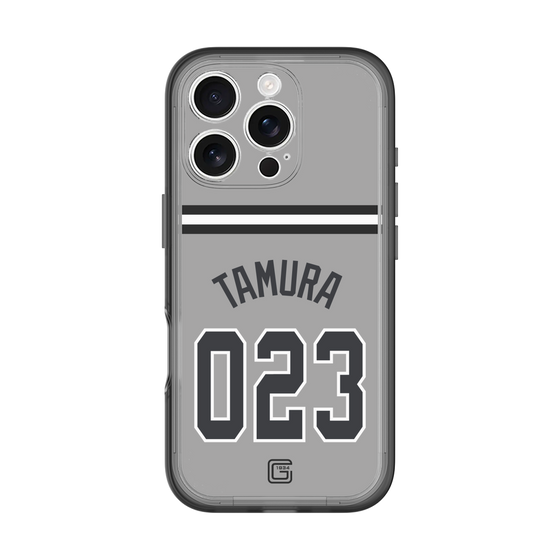 スリムプロテクションプレミアムケース［ 読売ジャイアンツ - #023 TAMURA - ビジター ］