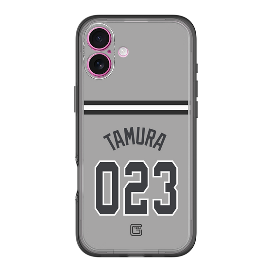 スリムプロテクションプレミアムケース［ 読売ジャイアンツ - #023 TAMURA - ビジター ］