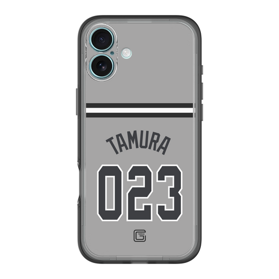スリムプロテクションプレミアムケース［ 読売ジャイアンツ - #023 TAMURA - ビジター ］
