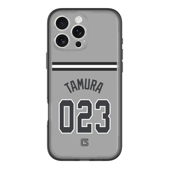 スリムプロテクションプレミアムケース［ 読売ジャイアンツ - #023 TAMURA - ビジター ］