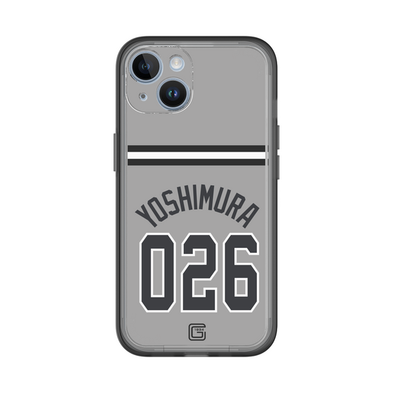 スリムプロテクションプレミアムケース［ 読売ジャイアンツ - #026 YOSHIMURA - ビジター ］
