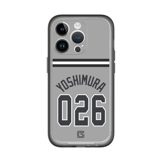 スリムプロテクションプレミアムケース［ 読売ジャイアンツ - #026 YOSHIMURA - ビジター ］