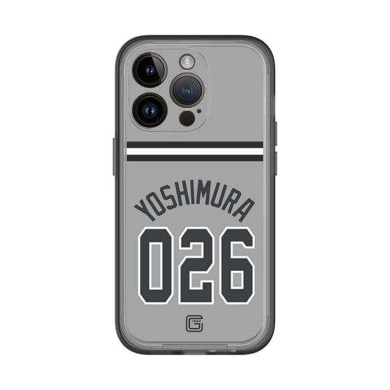 スリムプロテクションプレミアムケース［ 読売ジャイアンツ - #026 YOSHIMURA - ビジター ］