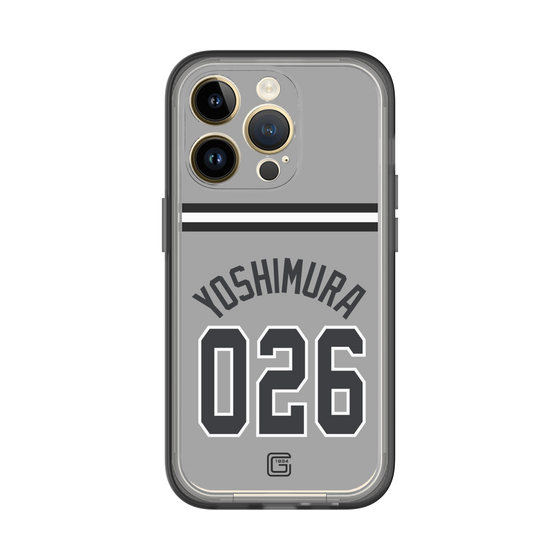 スリムプロテクションプレミアムケース［ 読売ジャイアンツ - #026 YOSHIMURA - ビジター ］