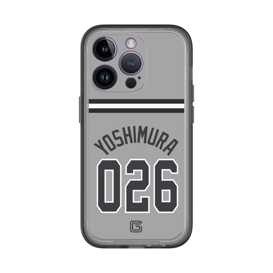 スリムプロテクションプレミアムケース［ 読売ジャイアンツ - #026 YOSHIMURA - ビジター ］