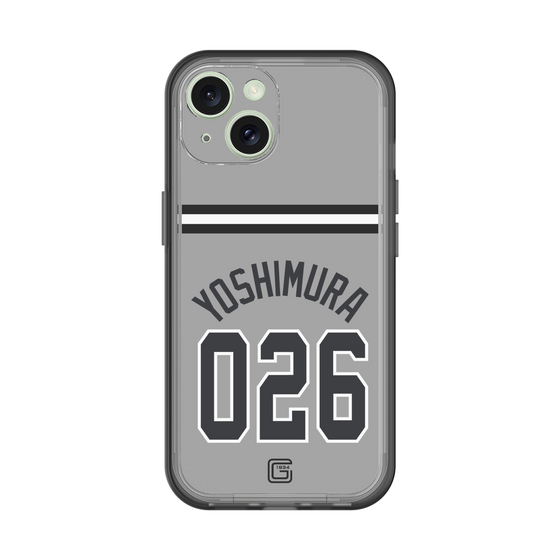 スリムプロテクションプレミアムケース［ 読売ジャイアンツ - #026 YOSHIMURA - ビジター ］