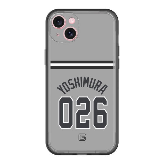 スリムプロテクションプレミアムケース［ 読売ジャイアンツ - #026 YOSHIMURA - ビジター ］