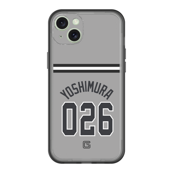 スリムプロテクションプレミアムケース［ 読売ジャイアンツ - #026 YOSHIMURA - ビジター ］