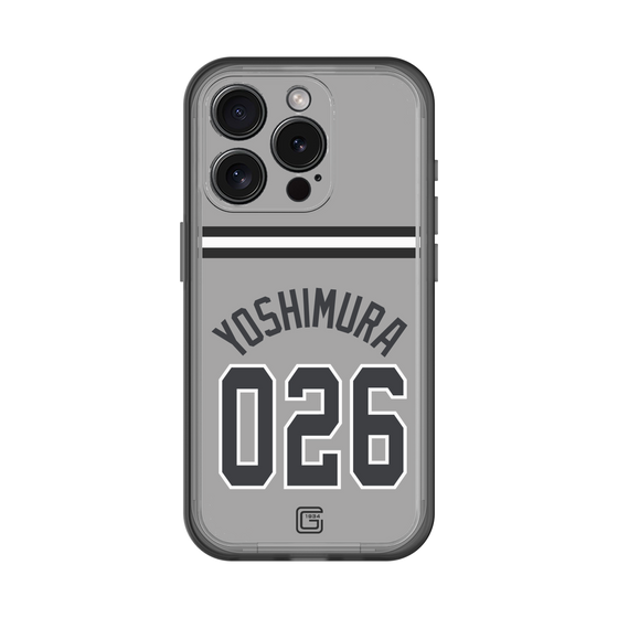スリムプロテクションプレミアムケース［ 読売ジャイアンツ - #026 YOSHIMURA - ビジター ］