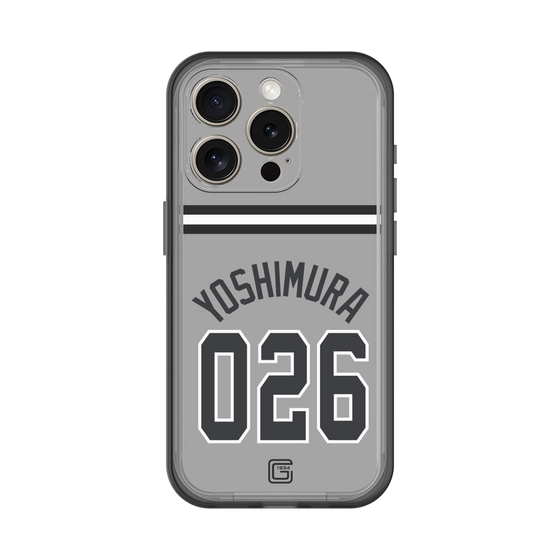 スリムプロテクションプレミアムケース［ 読売ジャイアンツ - #026 YOSHIMURA - ビジター ］