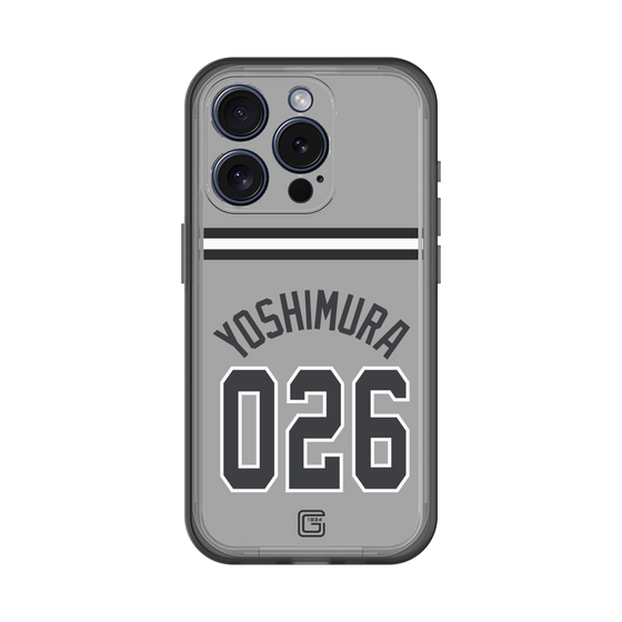 スリムプロテクションプレミアムケース［ 読売ジャイアンツ - #026 YOSHIMURA - ビジター ］