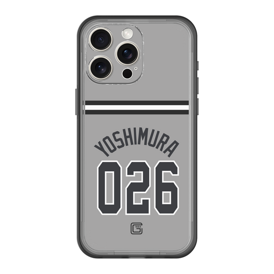 スリムプロテクションプレミアムケース［ 読売ジャイアンツ - #026 YOSHIMURA - ビジター ］