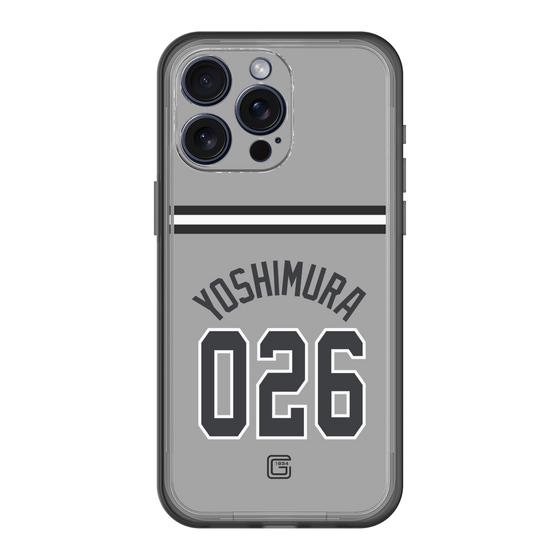 スリムプロテクションプレミアムケース［ 読売ジャイアンツ - #026 YOSHIMURA - ビジター ］
