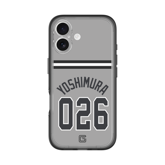 スリムプロテクションプレミアムケース［ 読売ジャイアンツ - #026 YOSHIMURA - ビジター ］
