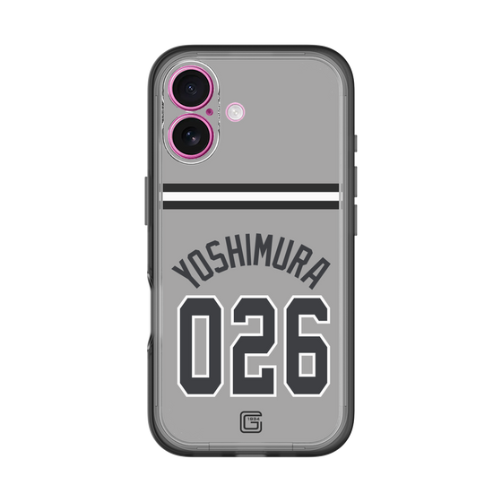 スリムプロテクションプレミアムケース［ 読売ジャイアンツ - #026 YOSHIMURA - ビジター ］