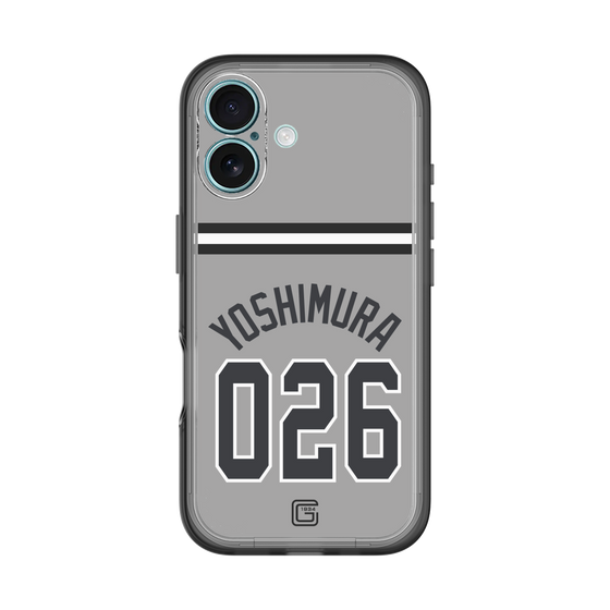 スリムプロテクションプレミアムケース［ 読売ジャイアンツ - #026 YOSHIMURA - ビジター ］