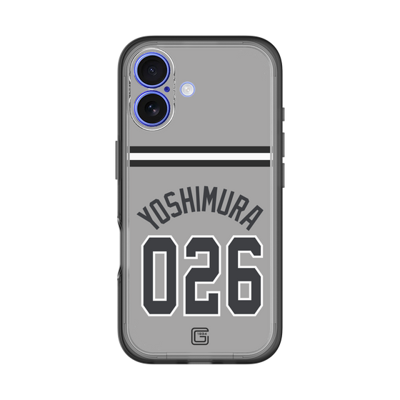 スリムプロテクションプレミアムケース［ 読売ジャイアンツ - #026 YOSHIMURA - ビジター ］