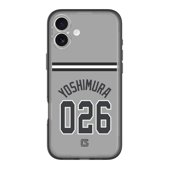 スリムプロテクションプレミアムケース［ 読売ジャイアンツ - #026 YOSHIMURA - ビジター ］