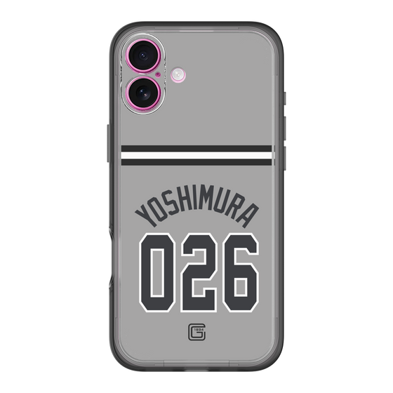 スリムプロテクションプレミアムケース［ 読売ジャイアンツ - #026 YOSHIMURA - ビジター ］