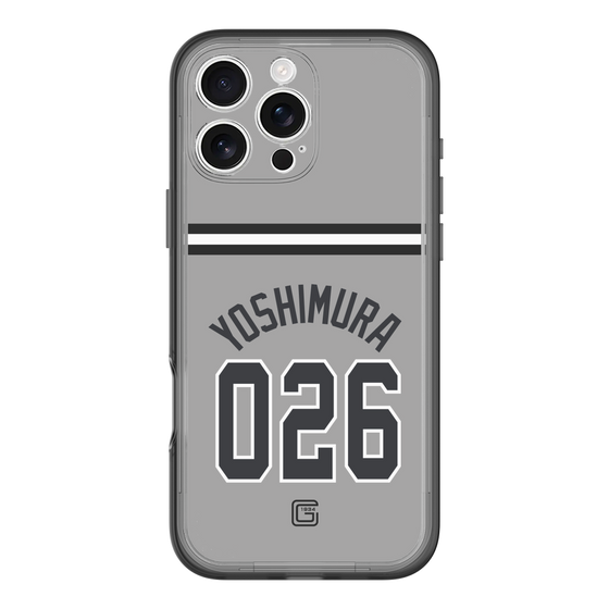 スリムプロテクションプレミアムケース［ 読売ジャイアンツ - #026 YOSHIMURA - ビジター ］
