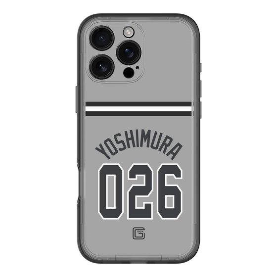 スリムプロテクションプレミアムケース［ 読売ジャイアンツ - #026 YOSHIMURA - ビジター ］