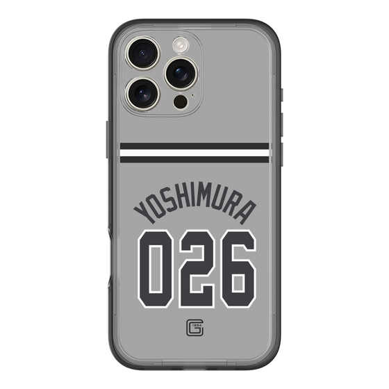 スリムプロテクションプレミアムケース［ 読売ジャイアンツ - #026 YOSHIMURA - ビジター ］