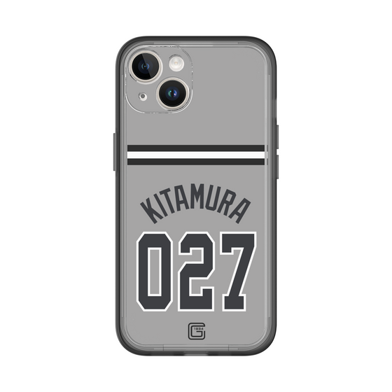 スリムプロテクションプレミアムケース［ 読売ジャイアンツ - #027 KITAMURA - ビジター ］