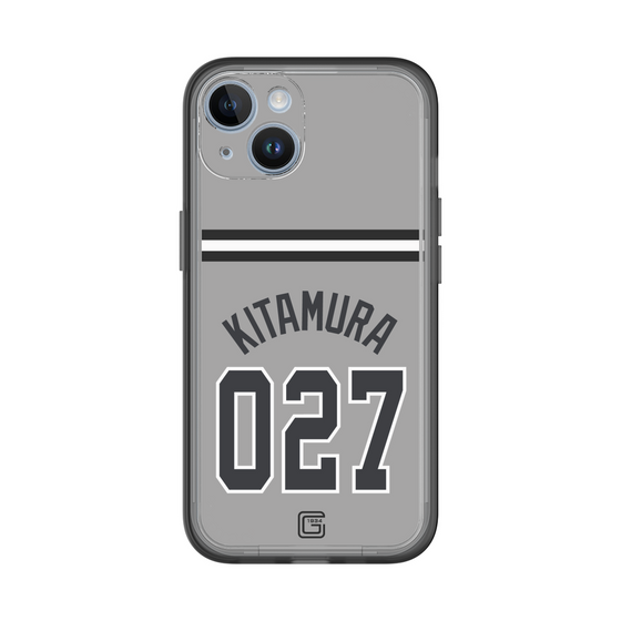 スリムプロテクションプレミアムケース［ 読売ジャイアンツ - #027 KITAMURA - ビジター ］