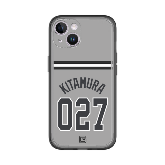 スリムプロテクションプレミアムケース［ 読売ジャイアンツ - #027 KITAMURA - ビジター ］