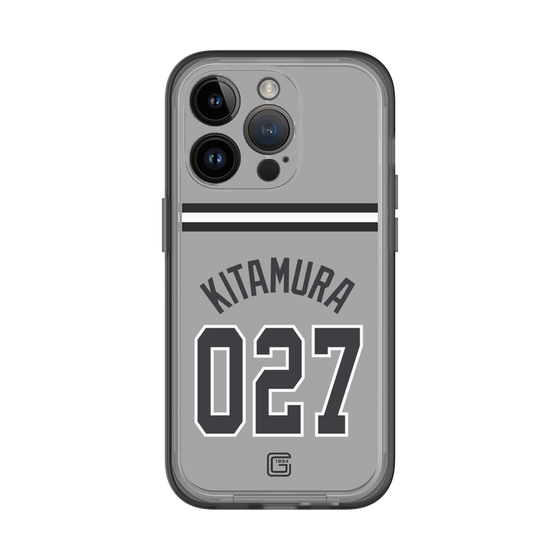 スリムプロテクションプレミアムケース［ 読売ジャイアンツ - #027 KITAMURA - ビジター ］