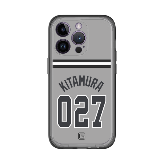 スリムプロテクションプレミアムケース［ 読売ジャイアンツ - #027 KITAMURA - ビジター ］