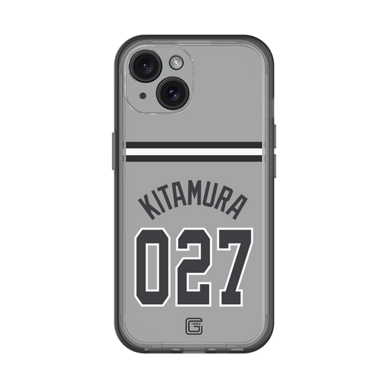 スリムプロテクションプレミアムケース［ 読売ジャイアンツ - #027 KITAMURA - ビジター ］