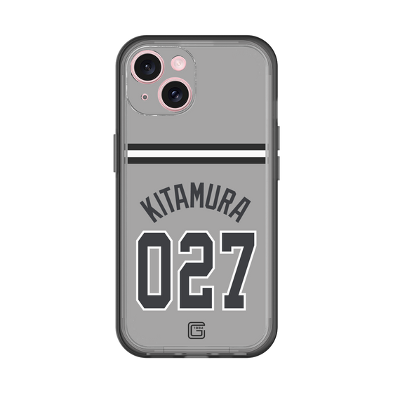 スリムプロテクションプレミアムケース［ 読売ジャイアンツ - #027 KITAMURA - ビジター ］