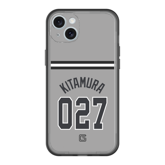 スリムプロテクションプレミアムケース［ 読売ジャイアンツ - #027 KITAMURA - ビジター ］