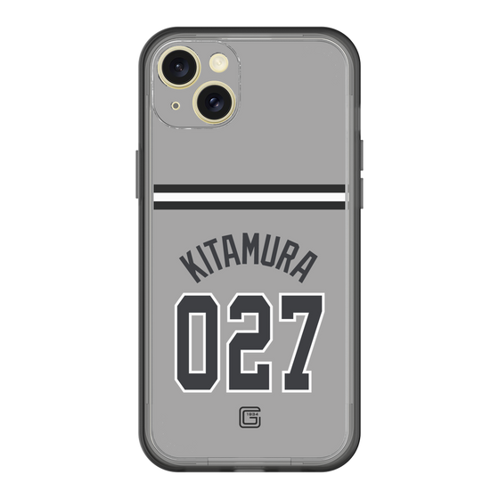 スリムプロテクションプレミアムケース［ 読売ジャイアンツ - #027 KITAMURA - ビジター ］