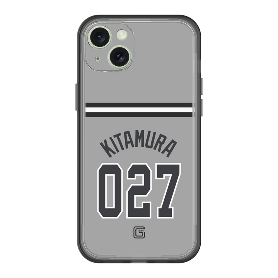 スリムプロテクションプレミアムケース［ 読売ジャイアンツ - #027 KITAMURA - ビジター ］