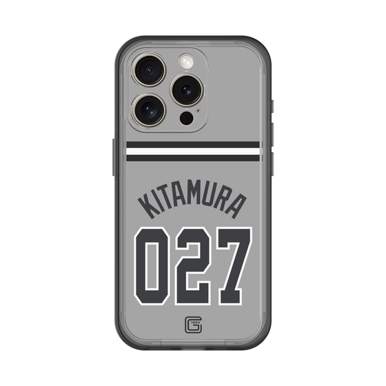 スリムプロテクションプレミアムケース［ 読売ジャイアンツ - #027 KITAMURA - ビジター ］
