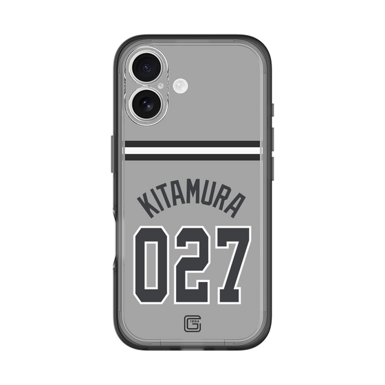 スリムプロテクションプレミアムケース［ 読売ジャイアンツ - #027 KITAMURA - ビジター ］