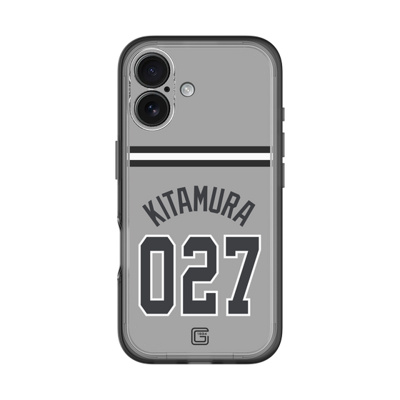 スリムプロテクションプレミアムケース［ 読売ジャイアンツ - #027 KITAMURA - ビジター ］