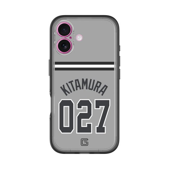 スリムプロテクションプレミアムケース［ 読売ジャイアンツ - #027 KITAMURA - ビジター ］