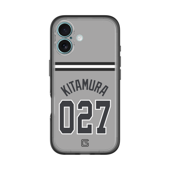 スリムプロテクションプレミアムケース［ 読売ジャイアンツ - #027 KITAMURA - ビジター ］