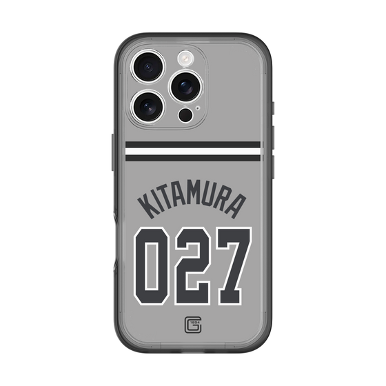 スリムプロテクションプレミアムケース［ 読売ジャイアンツ - #027 KITAMURA - ビジター ］