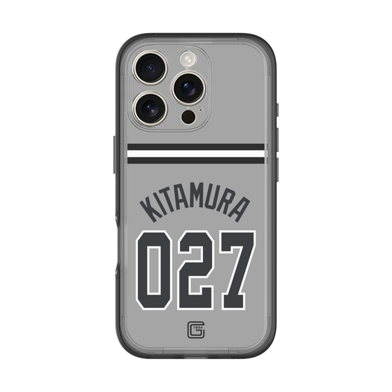 スリムプロテクションプレミアムケース［ 読売ジャイアンツ - #027 KITAMURA - ビジター ］
